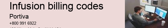 infusion billing codes